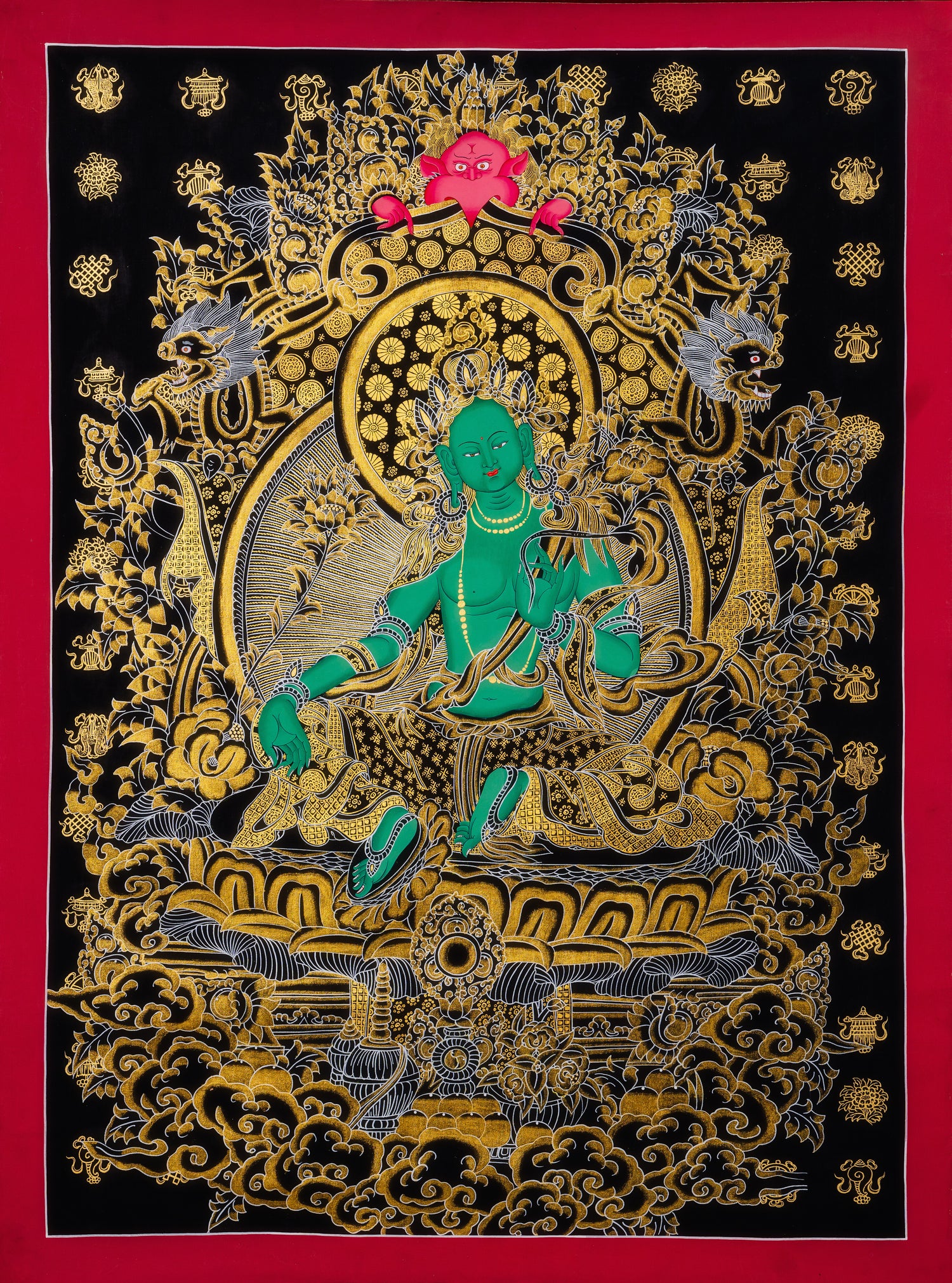 Green Tara Thangka