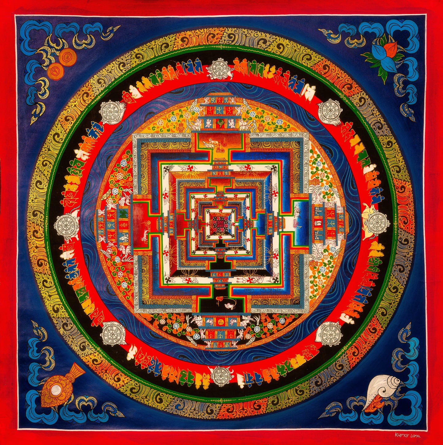 Kalachakra Mandala Thangka