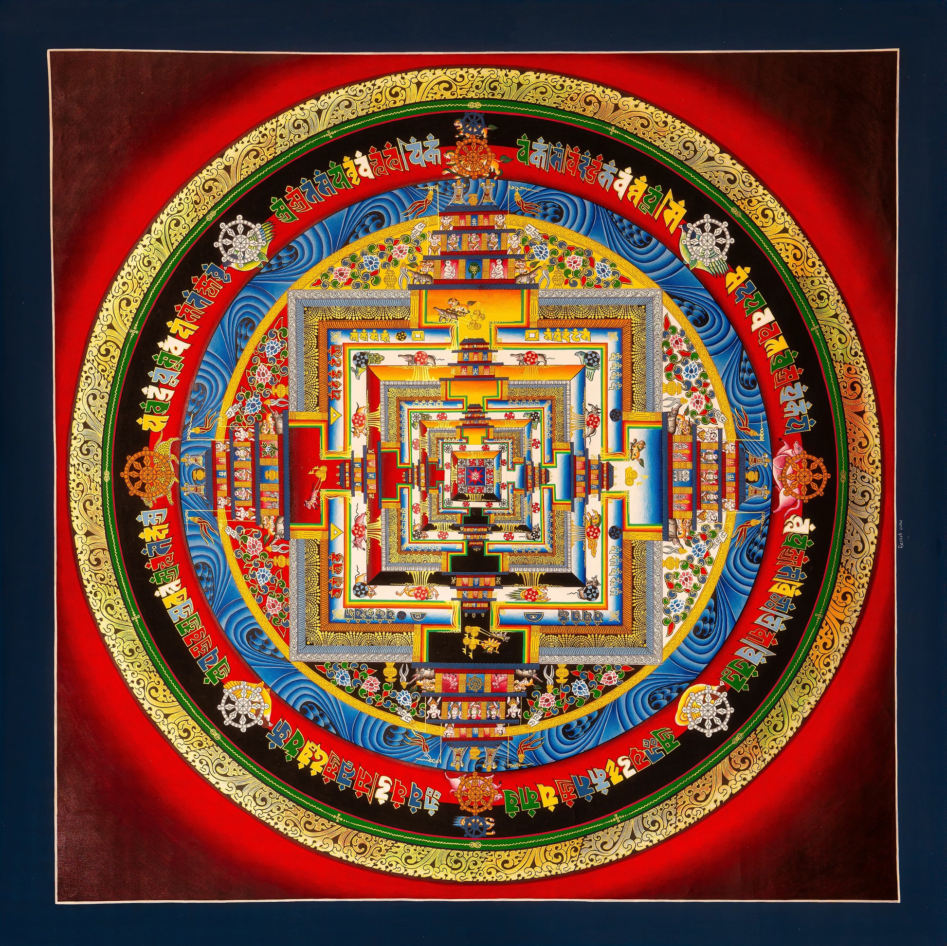 Kalachakra Mandala Thangka