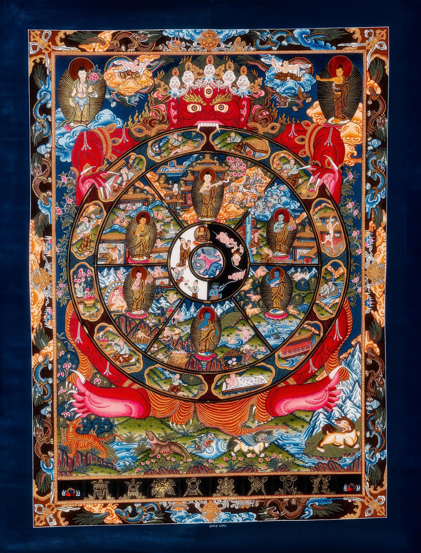 Wheel of Life Thangka