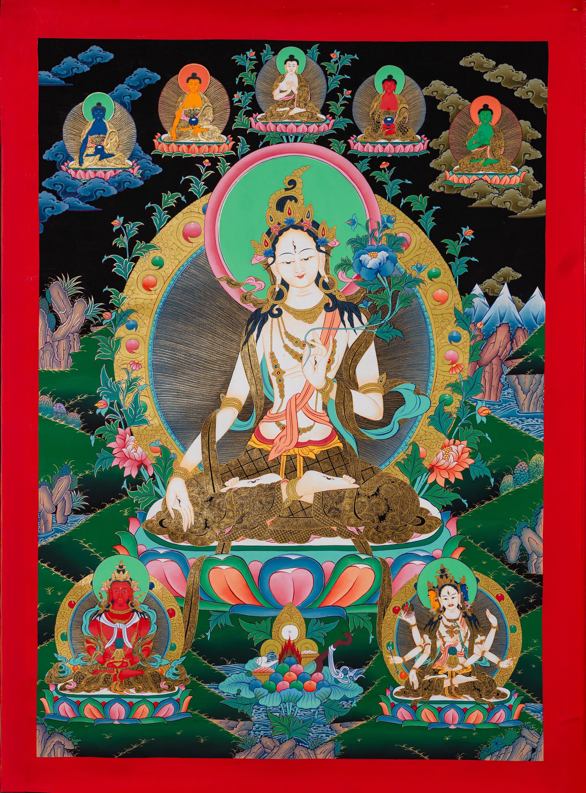 White Tara Thangka